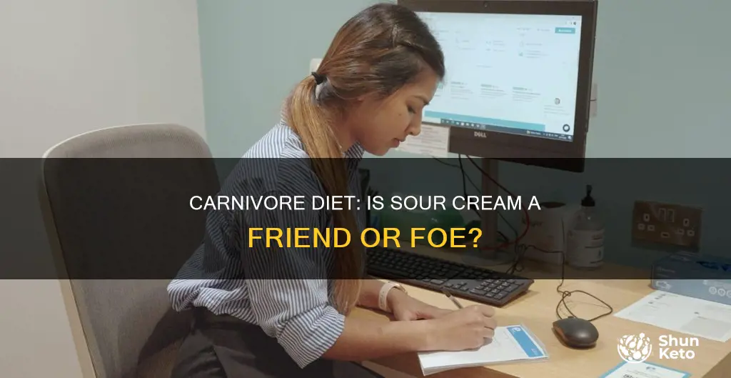 is sour cream ok for carnivore diet