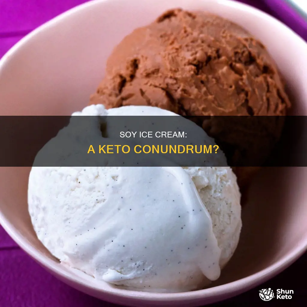 is soy ice cream keto