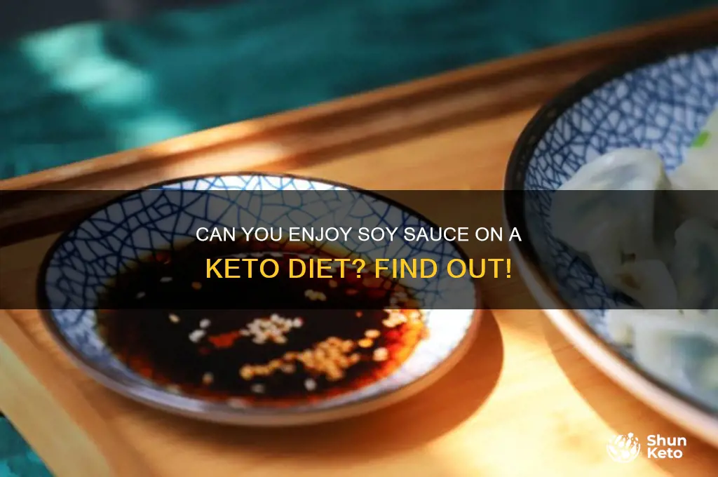 is soy sauce allowed in keto diet