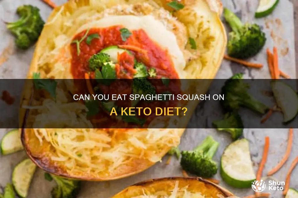 is spaghetti squash allowable on the keto diet