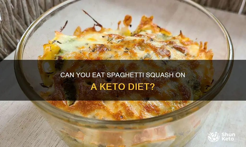 is spaghetti squash allowed on ketogenic diet