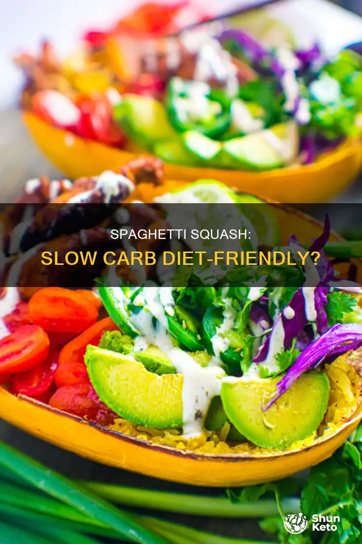 is spaghetti squash allowed on slow carb diet