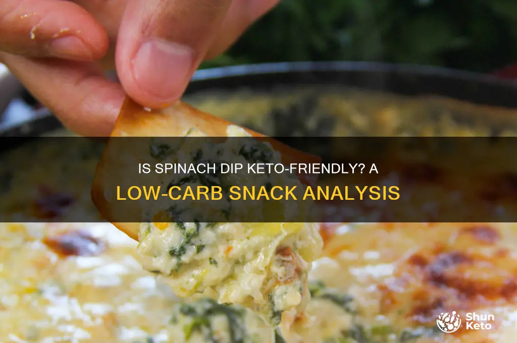 is spinach dip keto