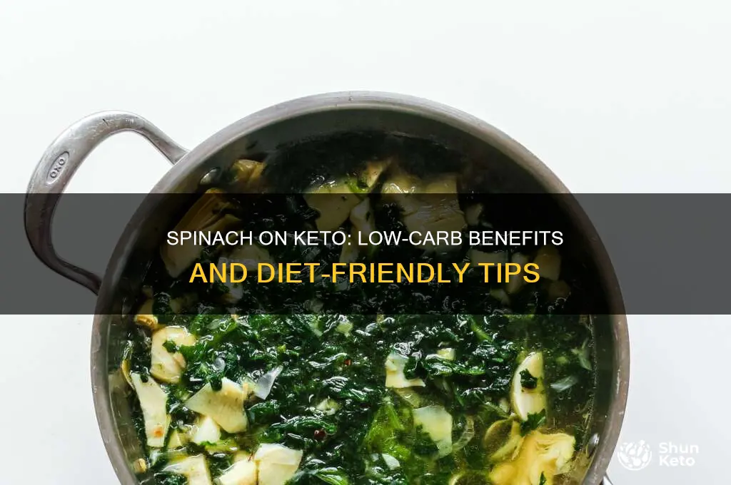 is spinach ok for keto diet