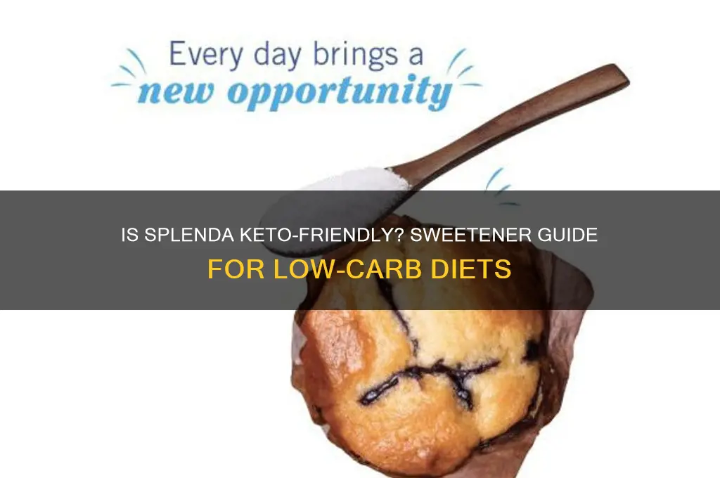 is splenda allowed on a keto diet