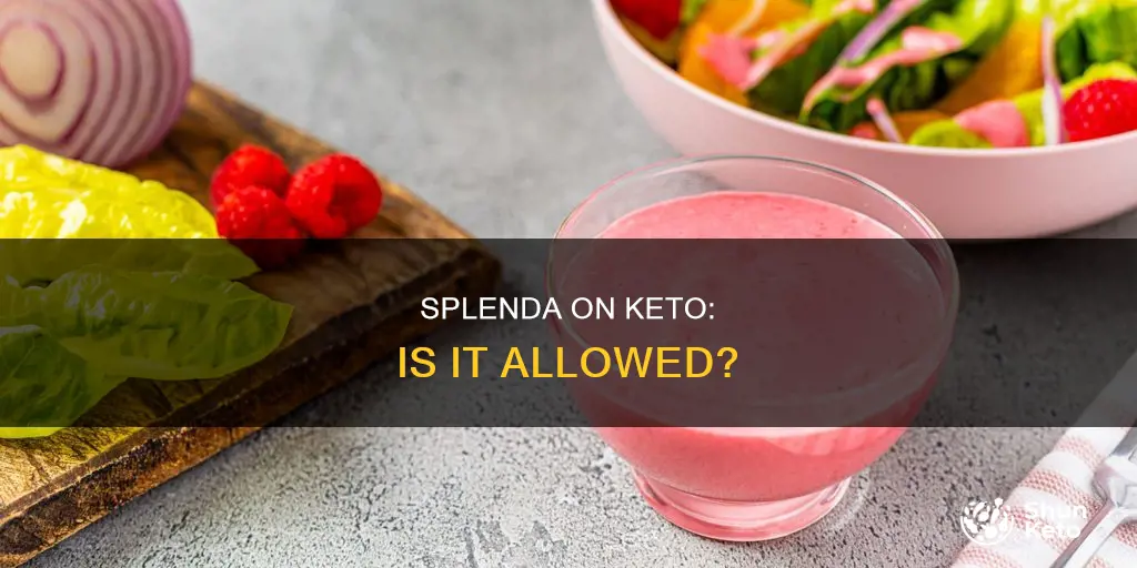 is splenda allowed on keto