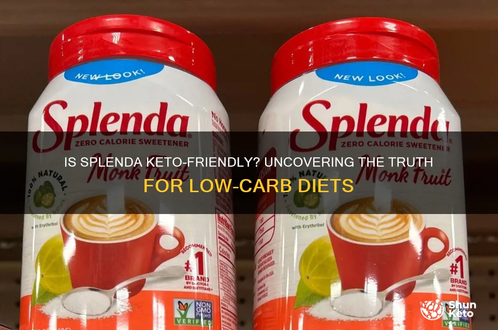 is splenda keto
