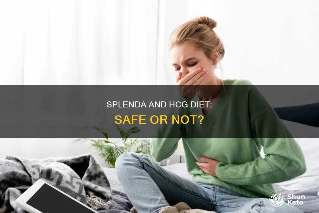 is splenda ok on hcg diet