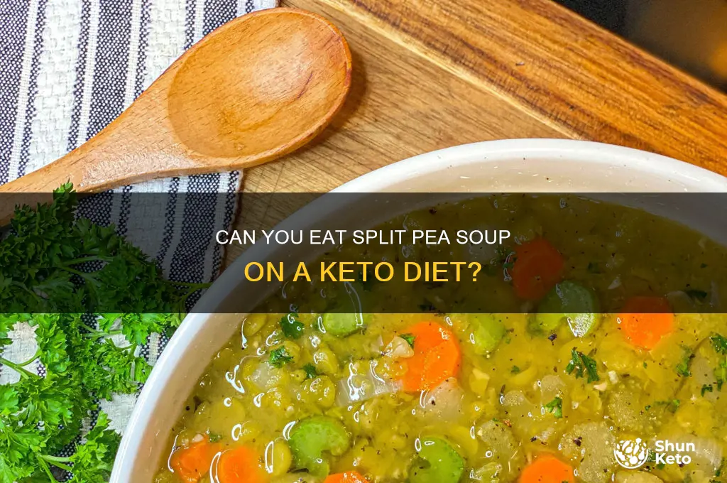 is split pea soup allowed on keto diet