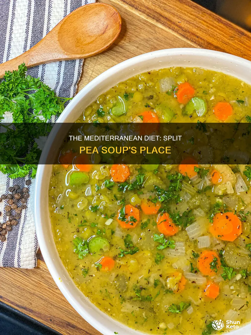 is split pea soup on mediterranean diet