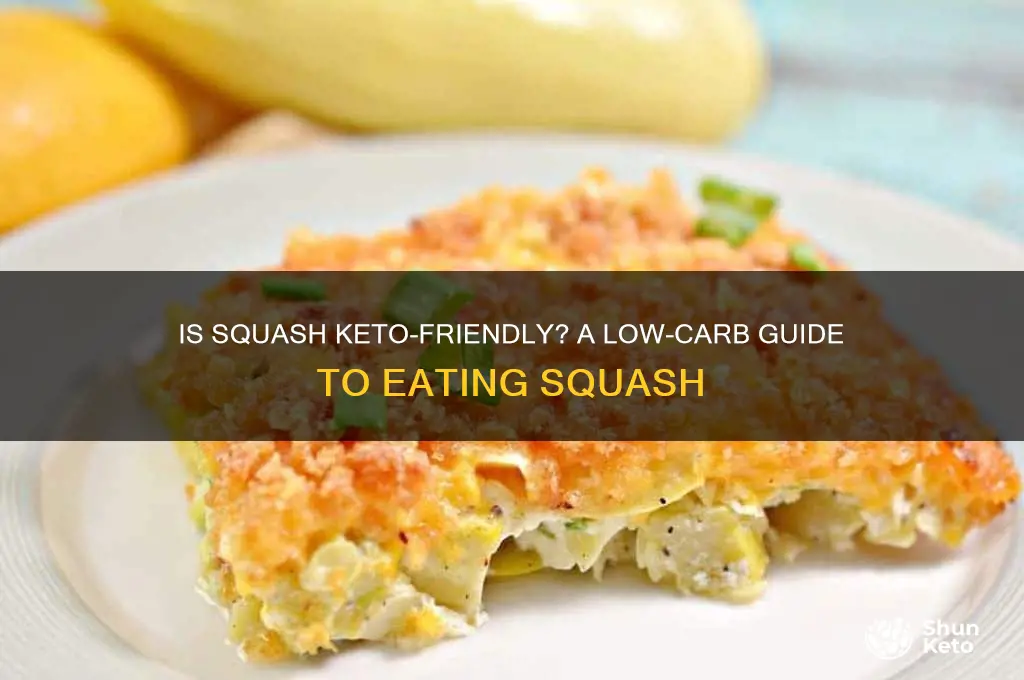 is squash keto friendly to eat