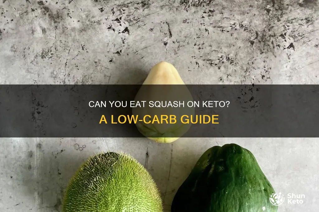 is squash on the keto diet