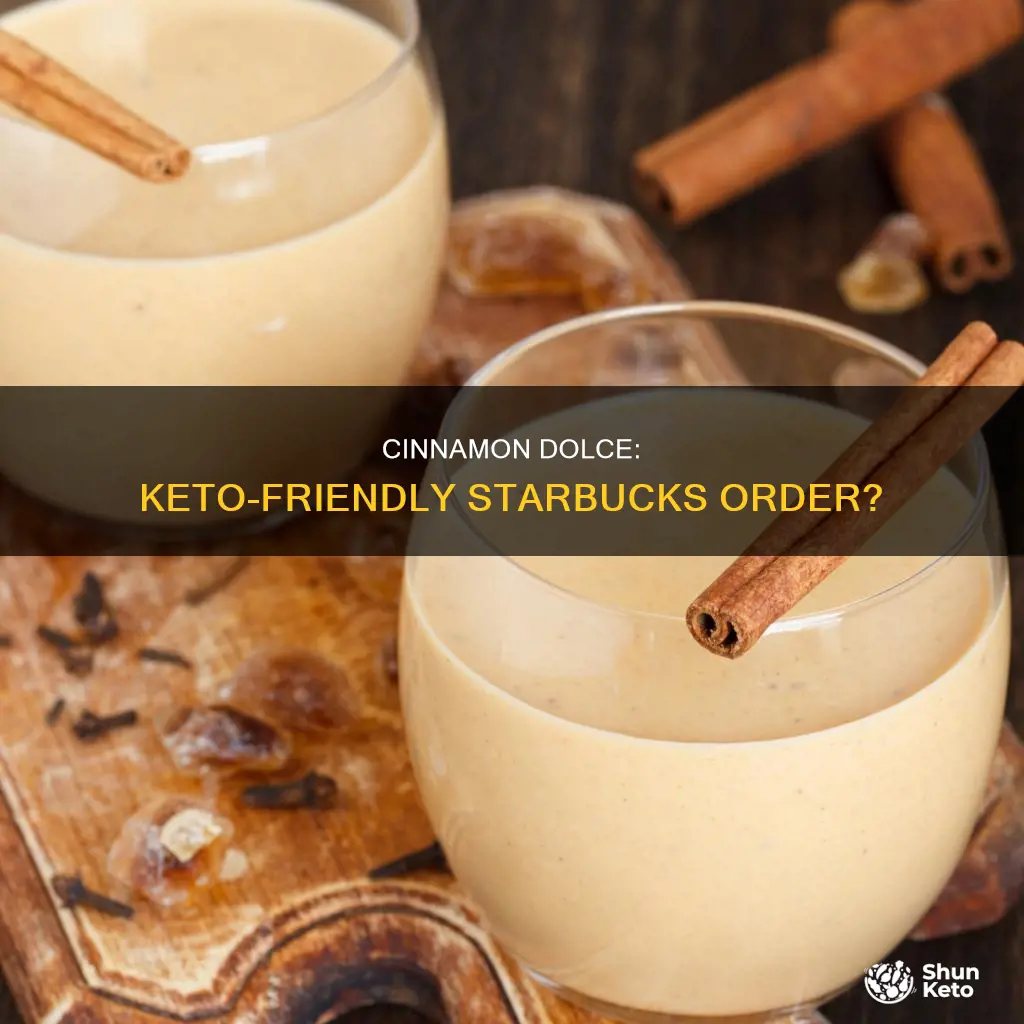 is starbucks sugar free cinnamon dolce keto