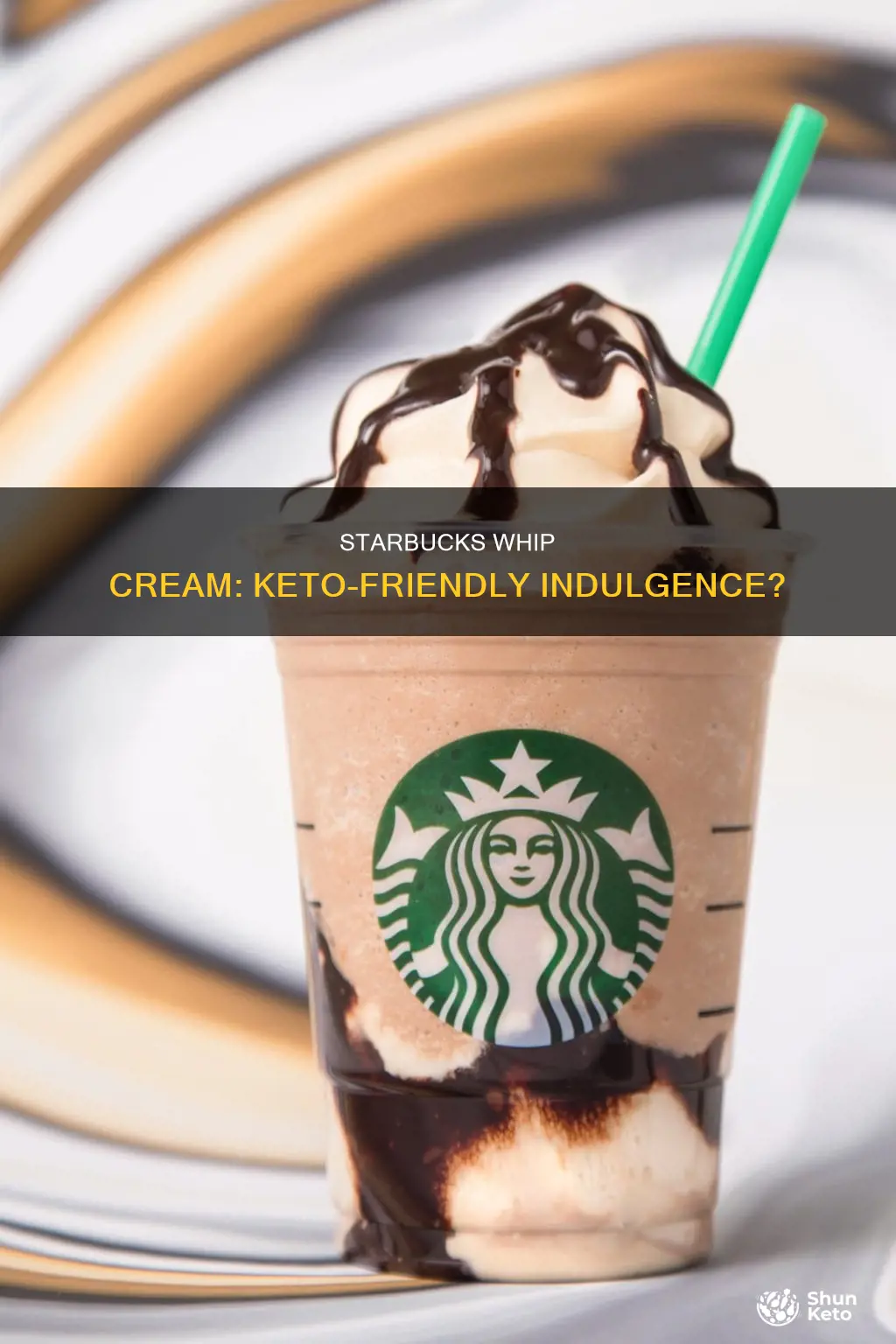 is starbucks whip cream keto