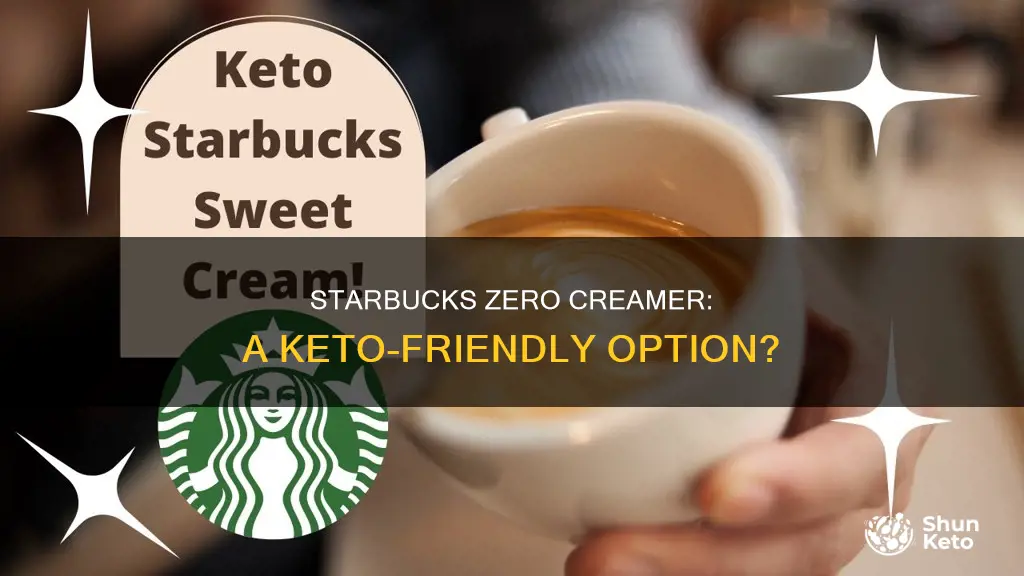 is starbucks zero creamer keto