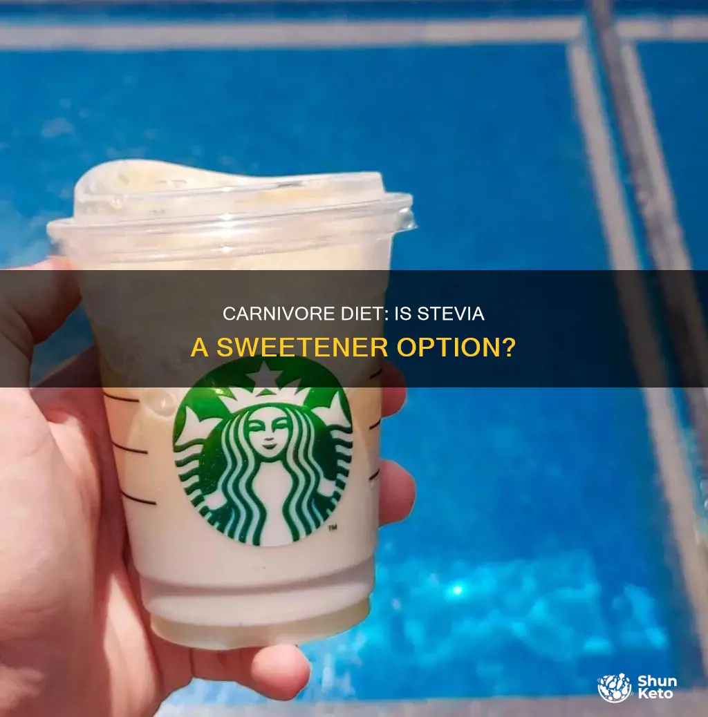 is stevia allowed on carnivore diet