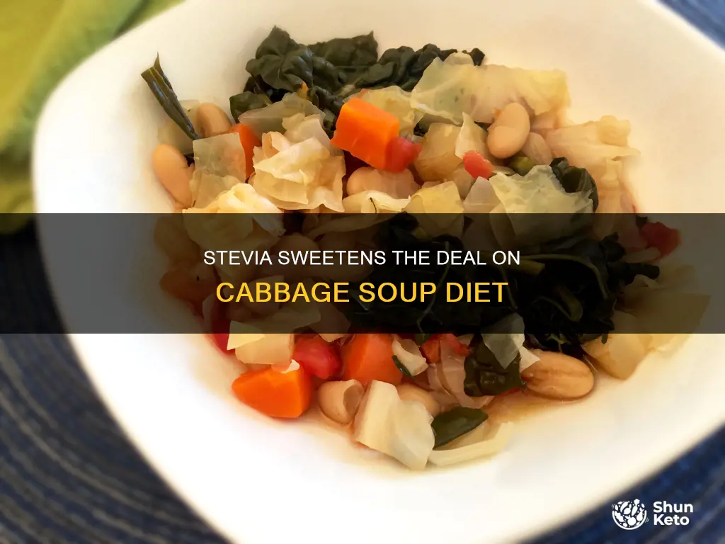 is stevia allowed on the cabbage soup diet