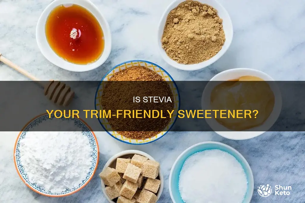 is stevia allowed on trim you diet