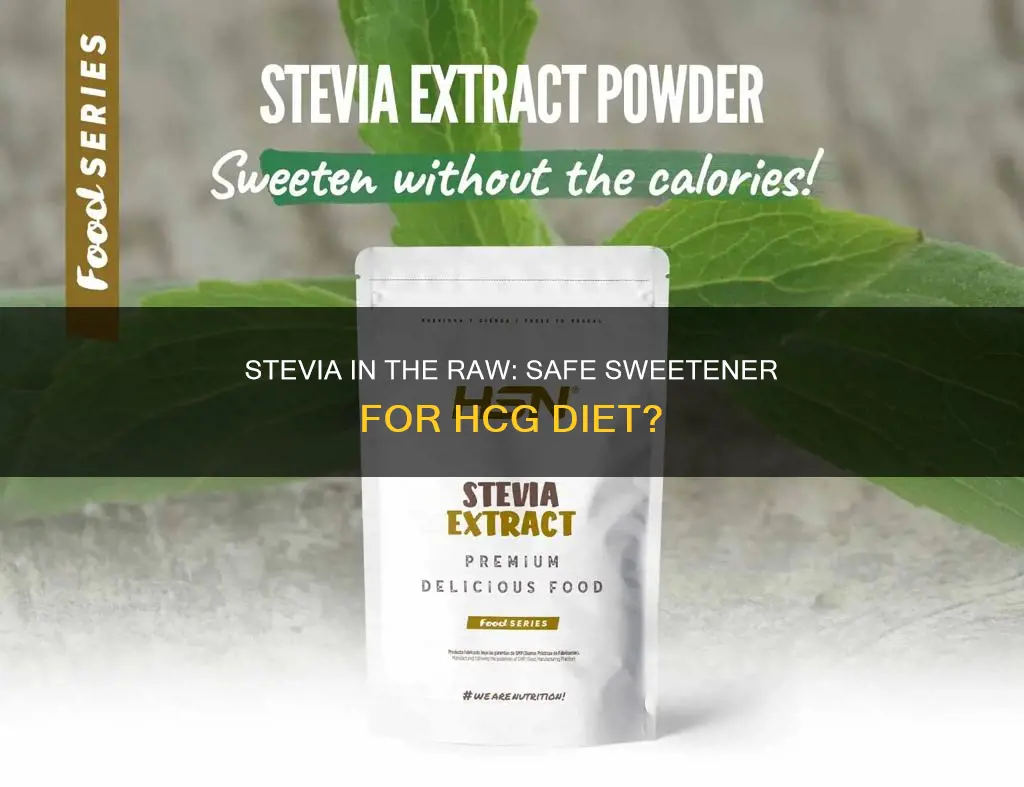 is stevia in the raw ok on hcg diet