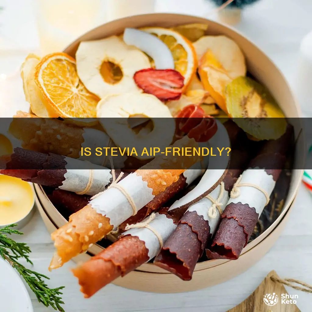 is stevia ok on aip diet