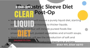 Strong Coffee: A Clear Liquid Diet?