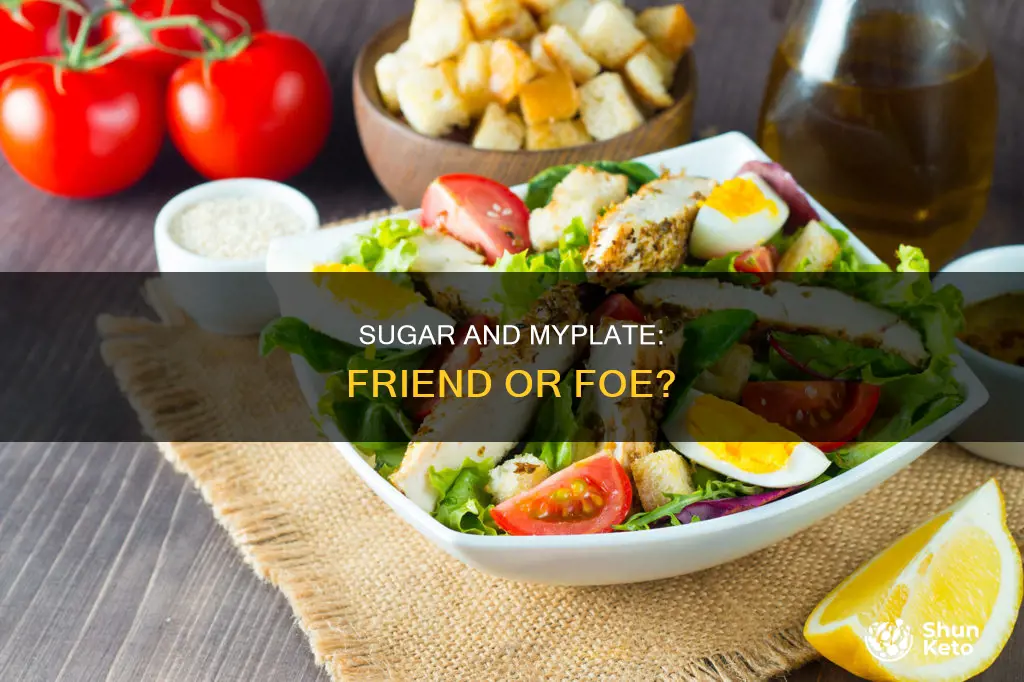 is sugar a part of the my plate diet