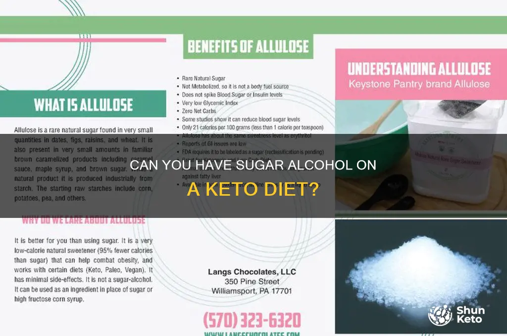 is sugar alcohol allowed on keto diet
