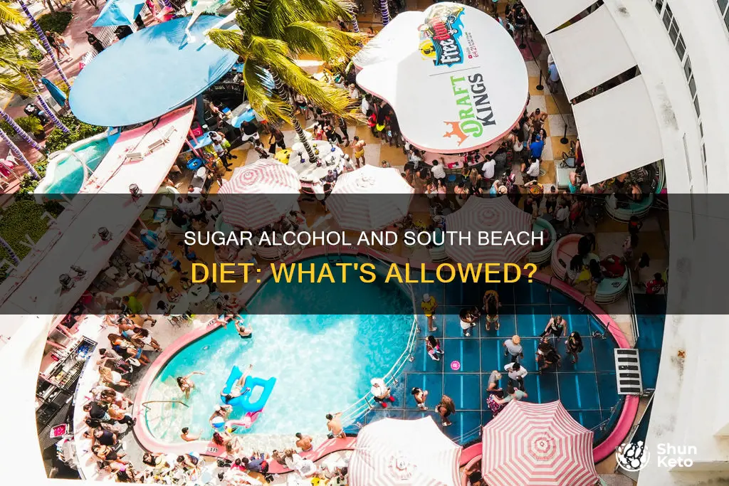 is sugar alcohol allowed on south beach diet