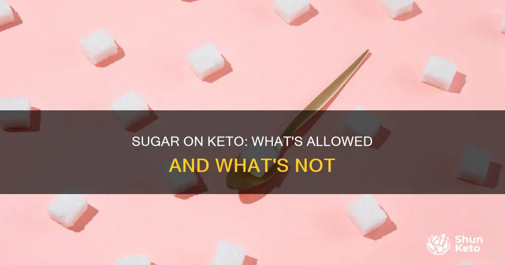 is sugar allowed on keto