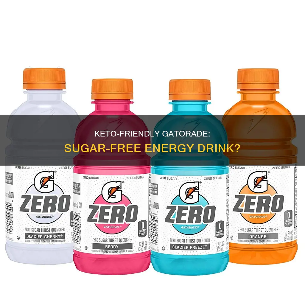 is sugar free gatorade keto