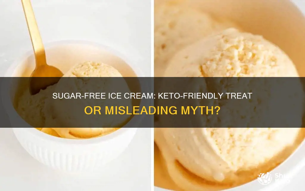 is sugar free ice cream allowed on keto