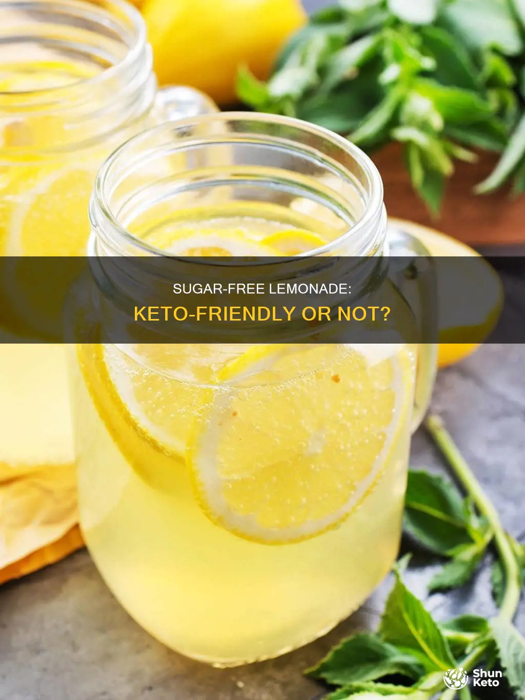 is sugar free lemonade keto