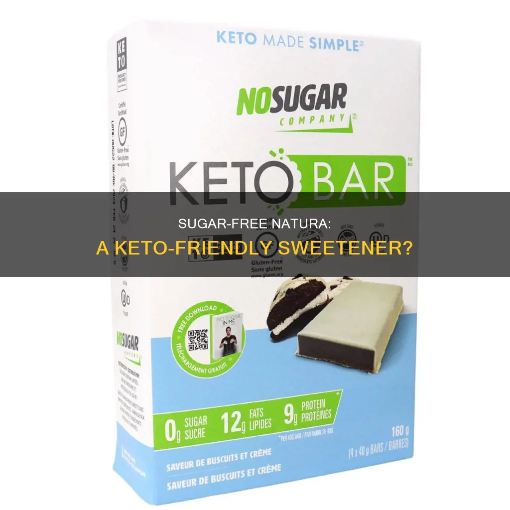 is sugar free natura keto