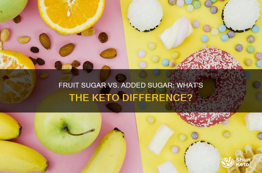 is sugar in fruit the same as added sugar keto