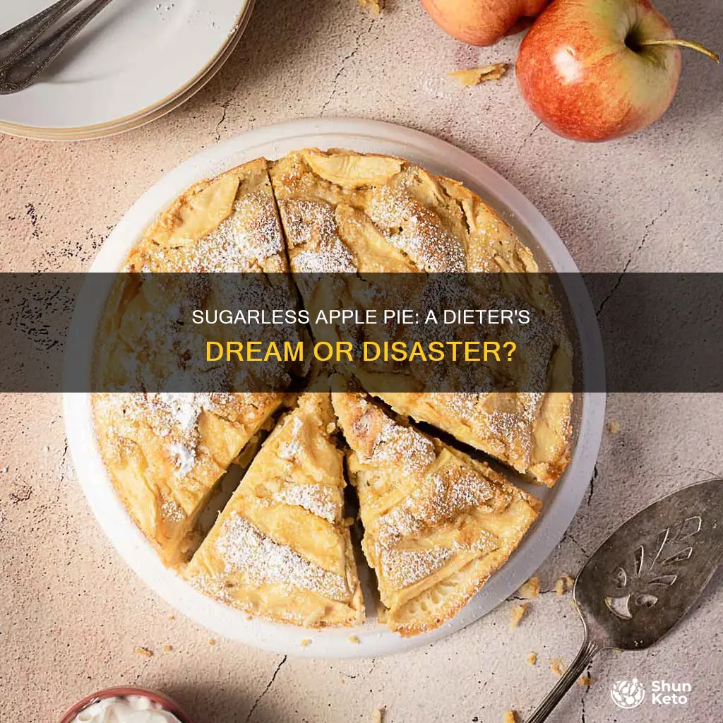 is sugarless apple pie ok for a diet