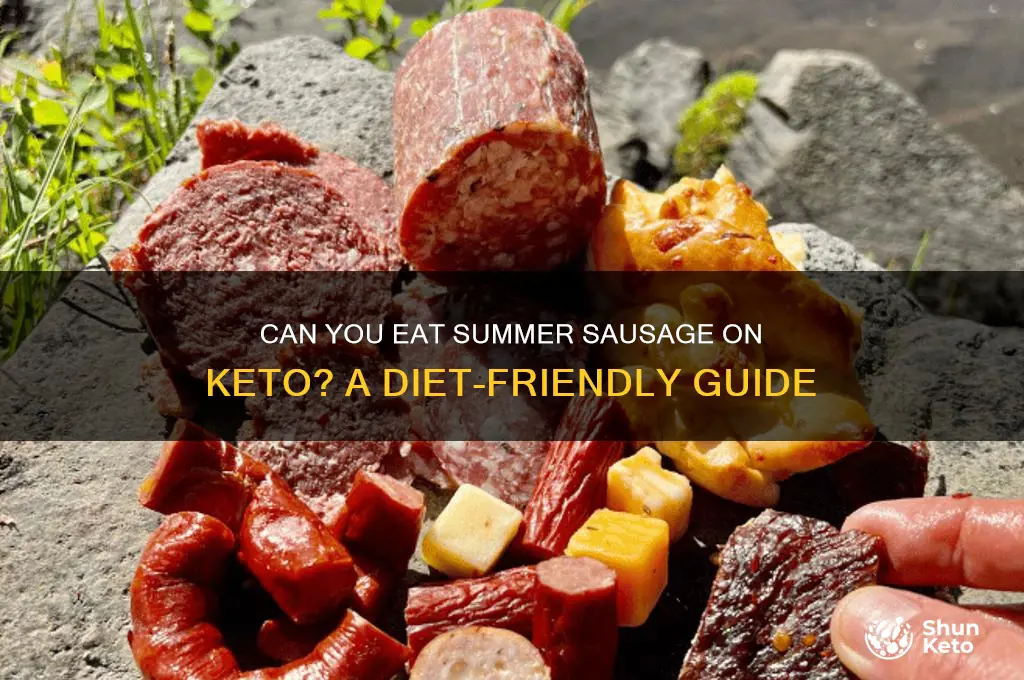 is summer sausage ok on a keto diet