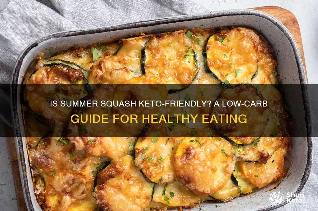 is summer squash keto