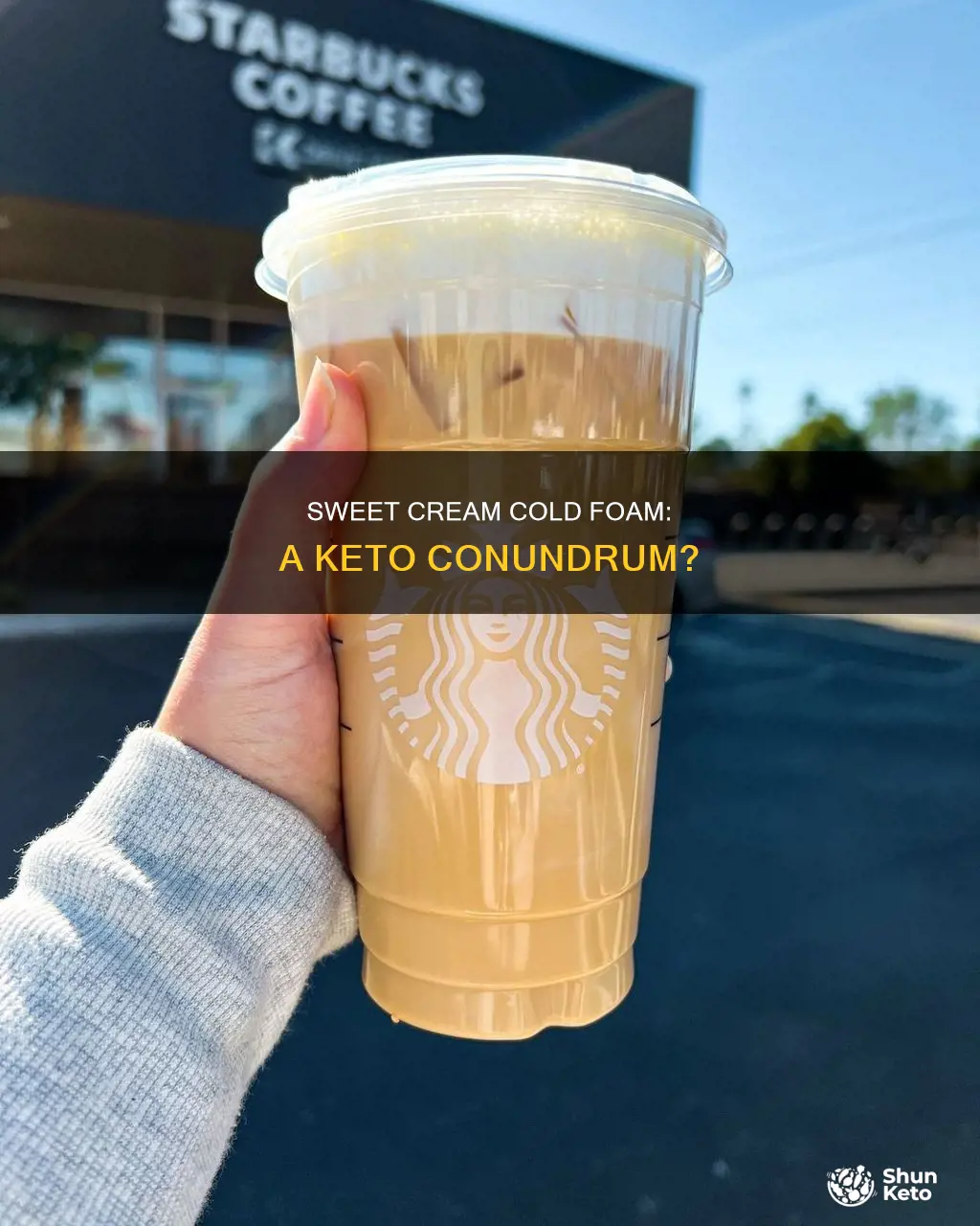 is sweet cream cold foam keto