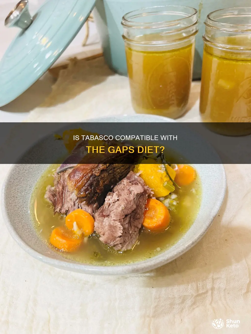 is tabasco ok on gaps diet
