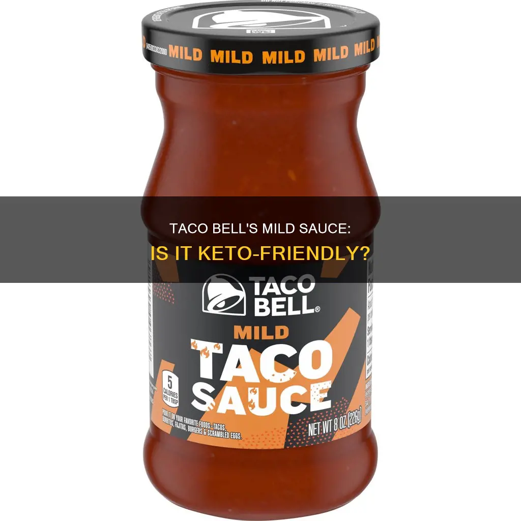 is taco bell mild sauce keto