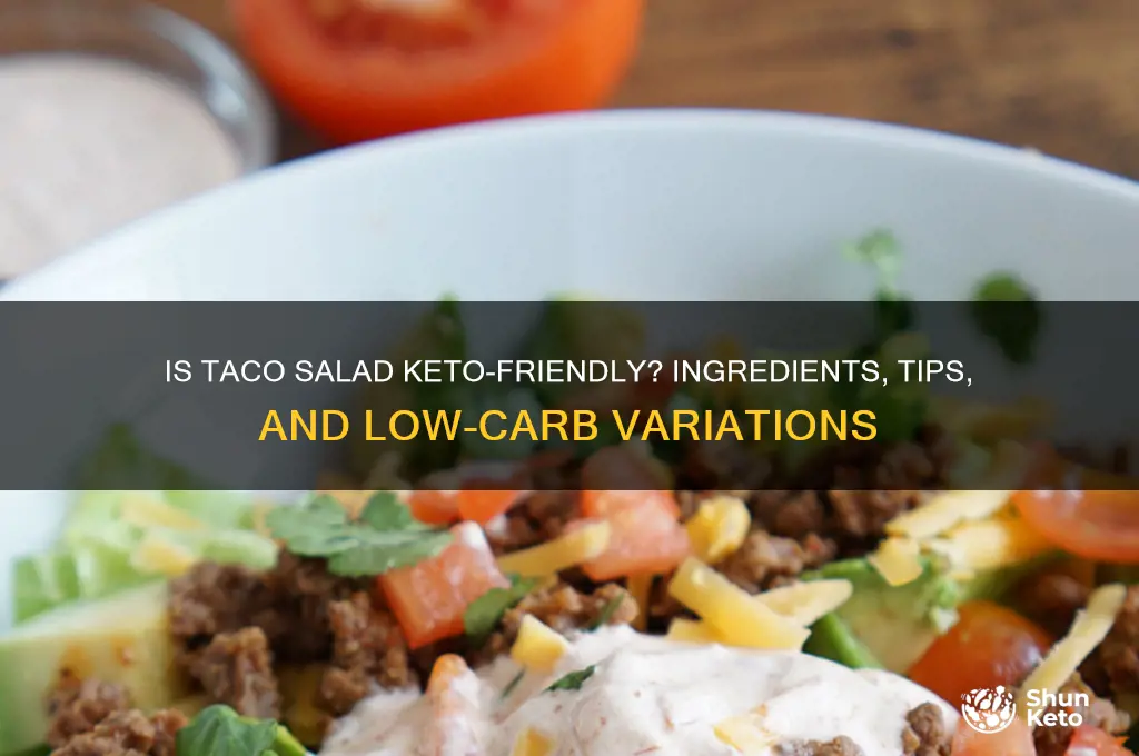 is taco salad keto