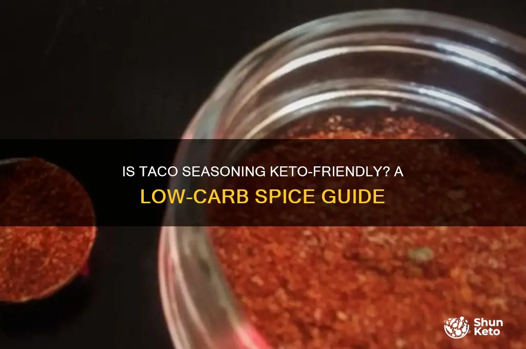 is taco seasoning keto