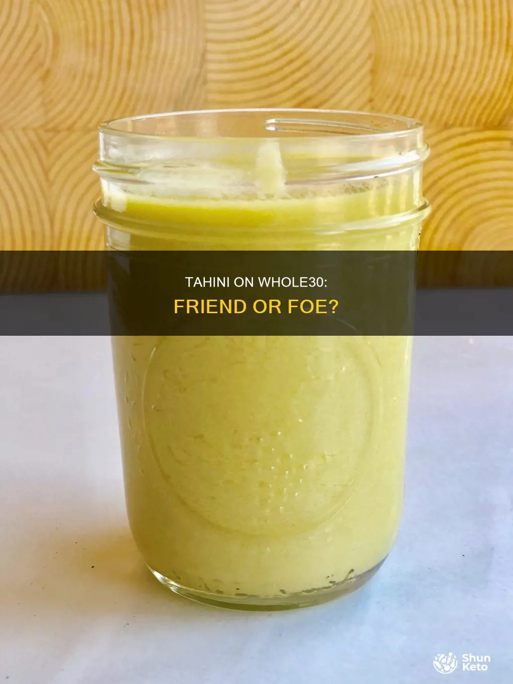 is tahini ok on the whole30 diet