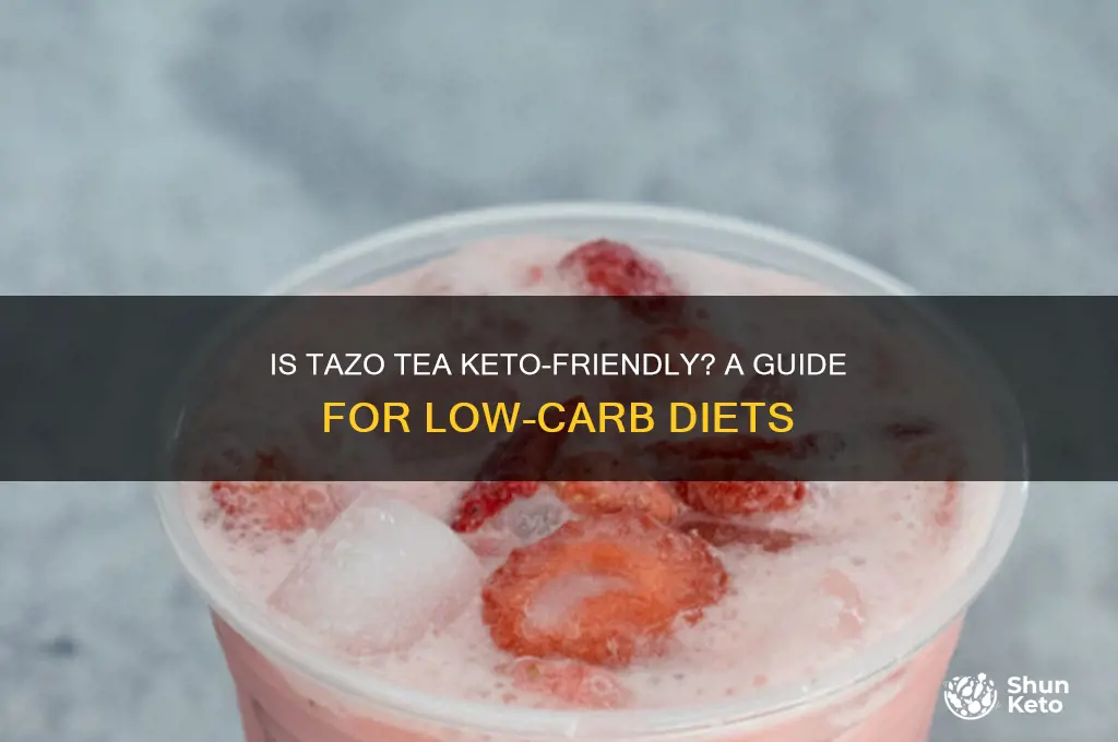 is tazo tea ok for keto diet