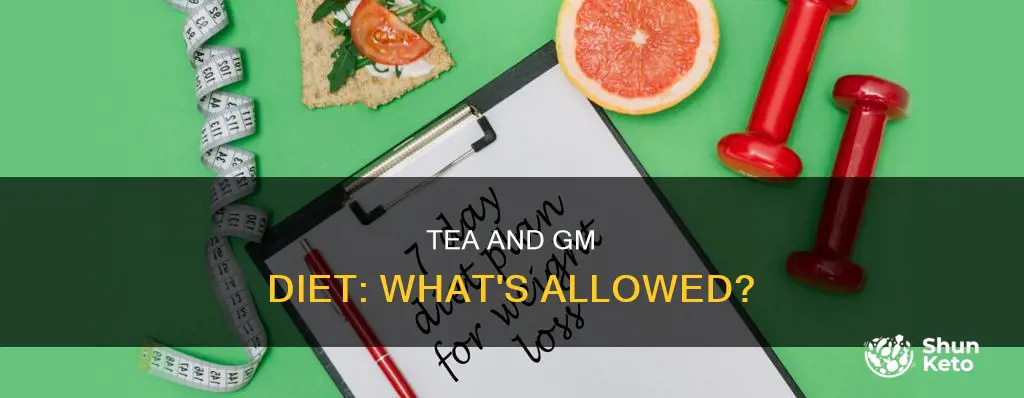 is tea allowed in gm diet