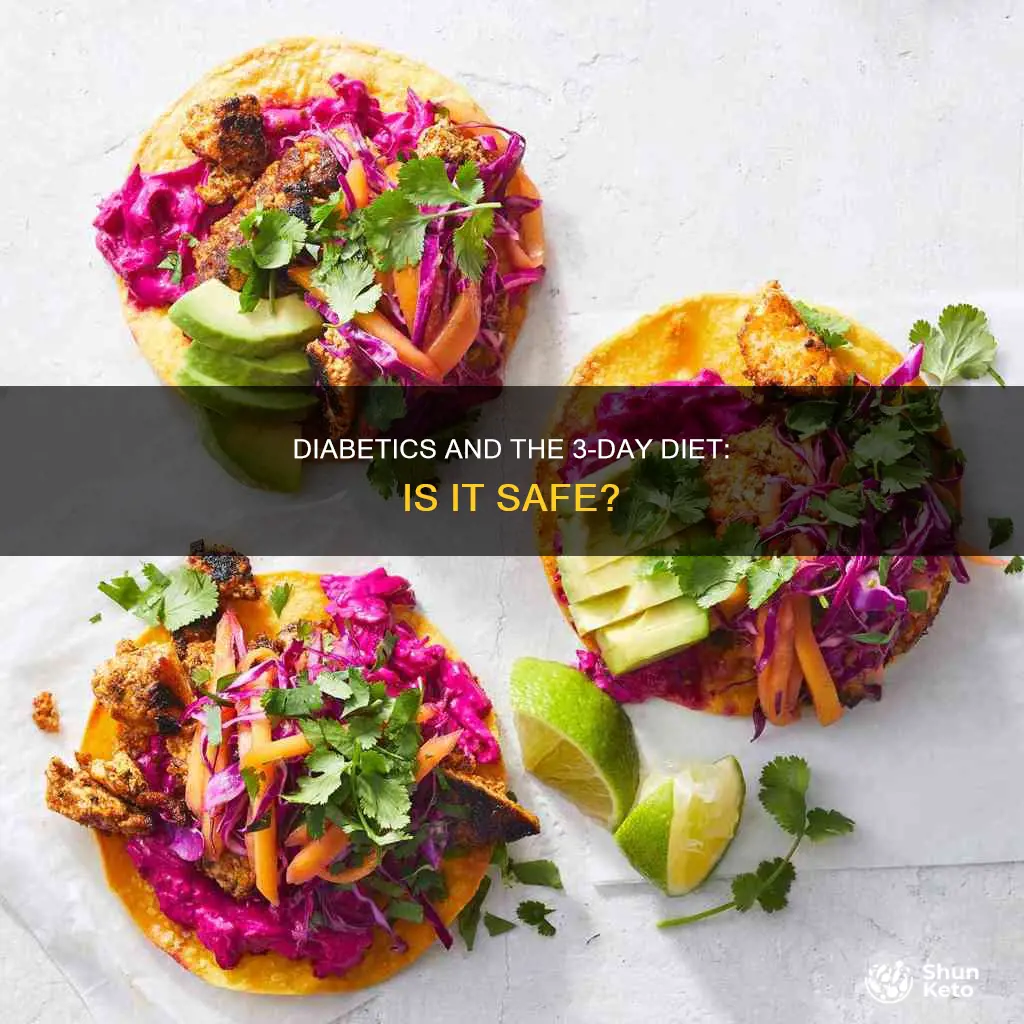 is the 3 day diet safe for diabetics