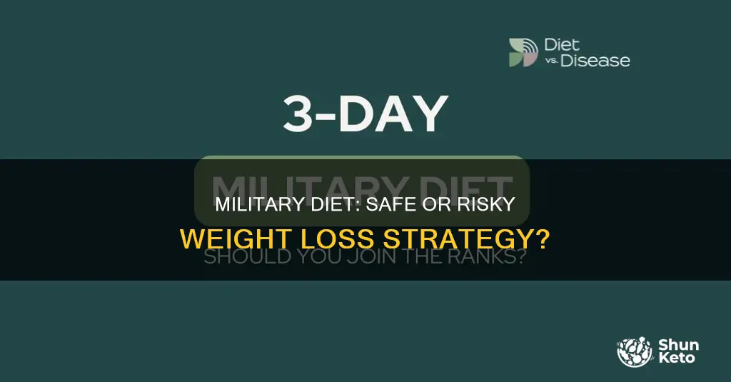 is the 3 day military diet safe