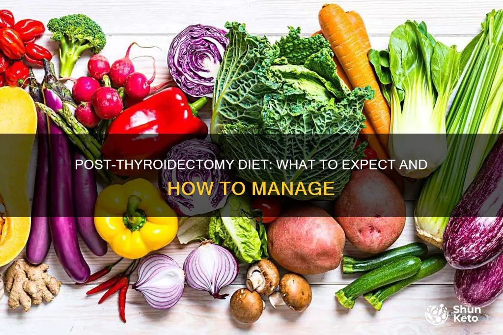 is the a diet plan after thyroid surgery