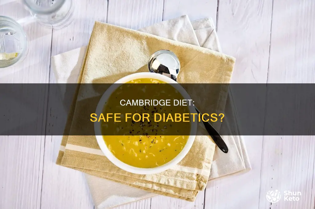 is the cambridge diet safe for diabetics