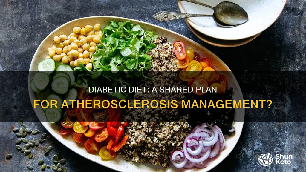 is the diabetic diet the same plan for atherosclerosis patients